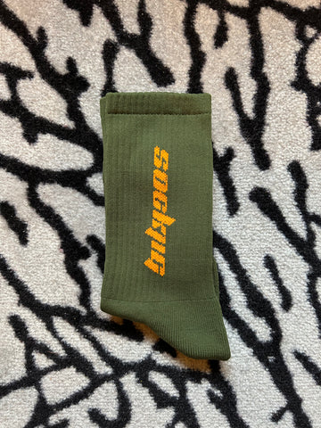 Sockjig Socks in Army Green