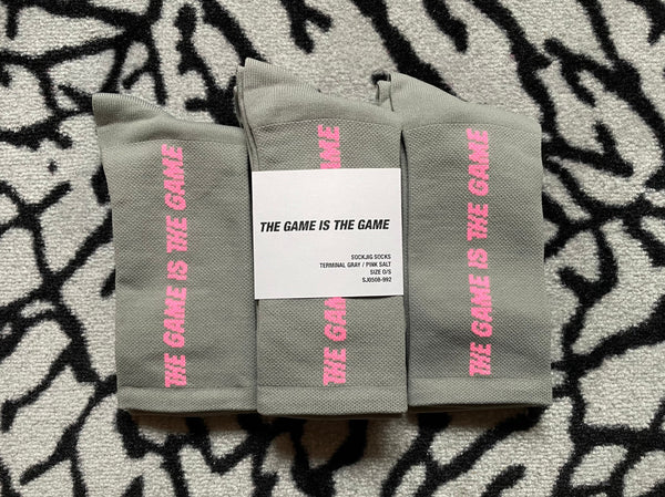The Game Is The Game: Terminal Gray / Pink Salt